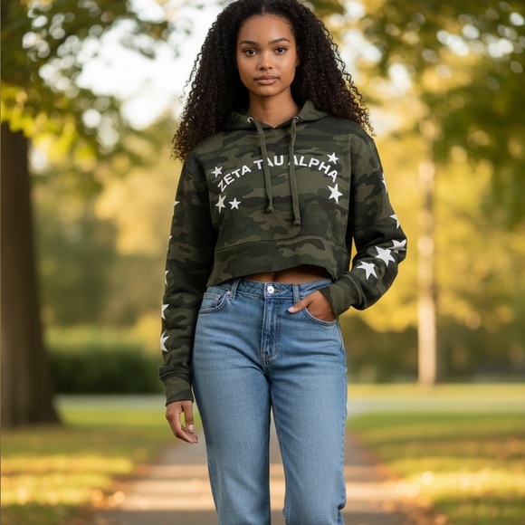 GAP Green Camo Hoodie - Picture 3 of 7